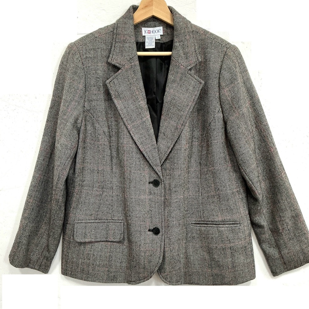 JG Hook Vintage Wool Blazer size 16